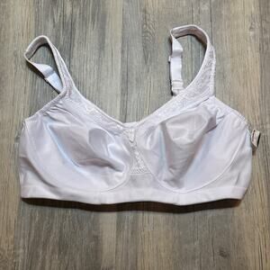Glamorise 44C MagicLift Seamless Everyday Bra 1007 NWOT White Wireless